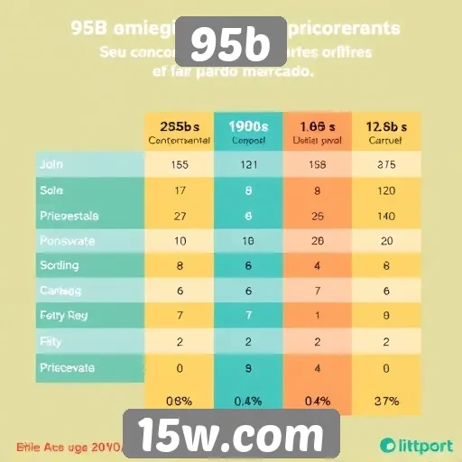 Comparativo de preços no 95b e concorrência